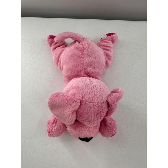 Animal Adventure Pink Plush Puppy Dog Stuffed Toy 10" Valentine Gift Hearts - Picture 7 of 8